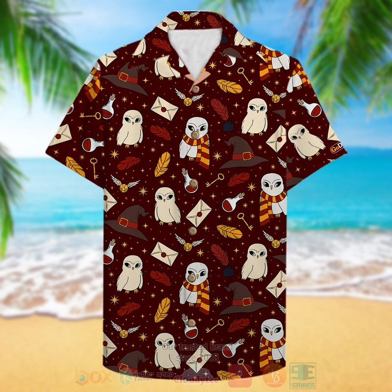 BEST Harry Potter Hat & Owl 3D Aloha Shirt 3 BEST Harry Potter Hat & Owl 3D Aloha Shirt word2