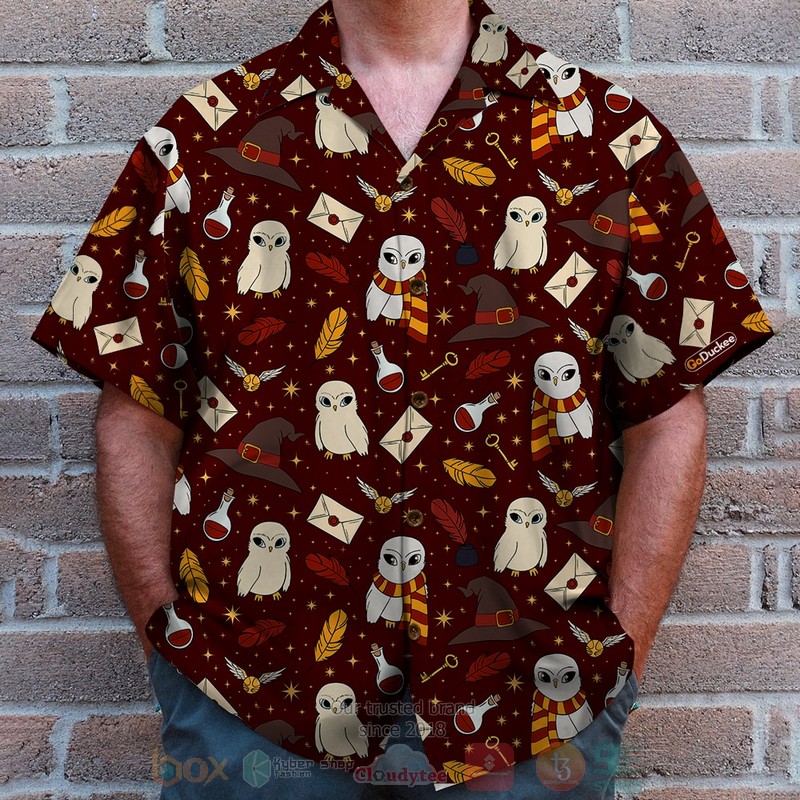 BEST Harry Potter Hat & Owl 3D Aloha Shirt 6 BEST Harry Potter Hat & Owl 3D Aloha Shirt word2
