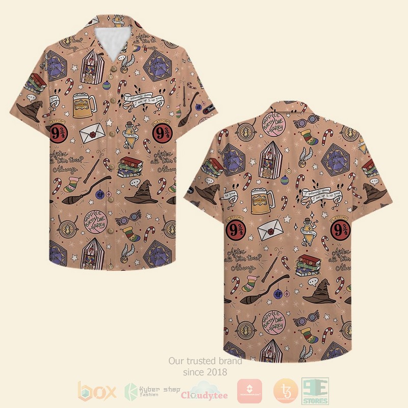 BEST Harry Potter Letter & Broom 3D Aloha Shirt 12 BEST Harry Potter Letter & Broom 3D Aloha Shirt word2
