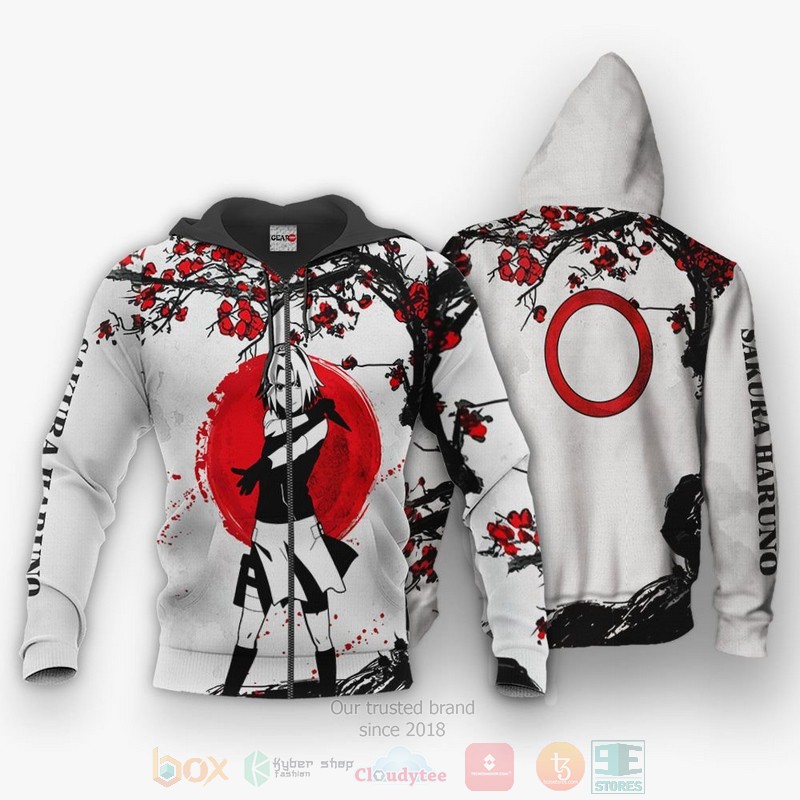 BEST Anime Haruno Sakura Japan Style Custom Naruto All Over Print Hoodie-Bomber Jacket 13 Haruno Sakura Japan Style Custom Naruto Anime 3D Hoodie Bomber Jacket