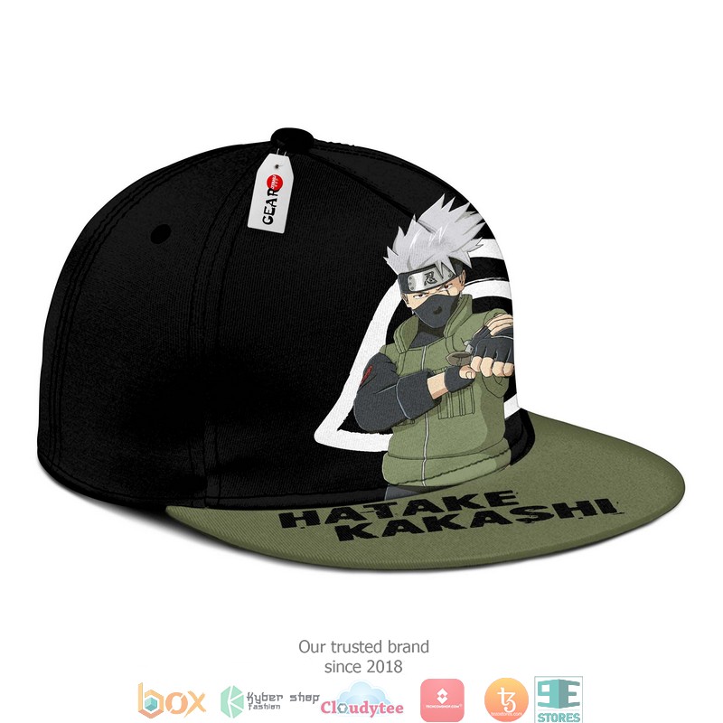 Hatake Kakashi NRT Anime Snapback hat 3 Hatake Kakashi NRT Anime Snapback hat 1 2