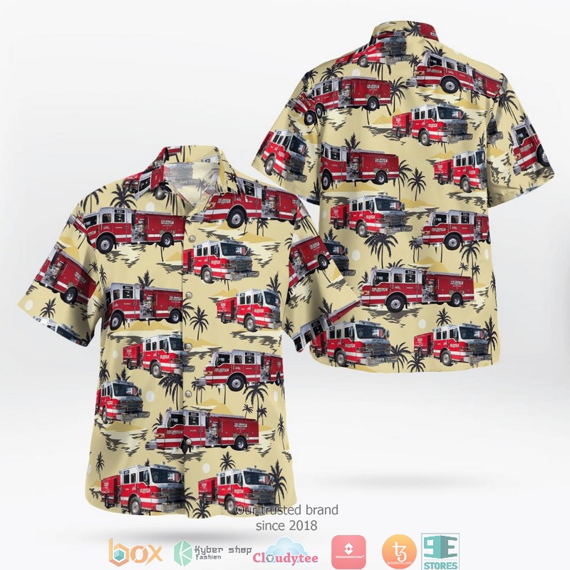 NEW Hazel Dell Washington Clark County Fire District 6 Hawaii Shirt word2