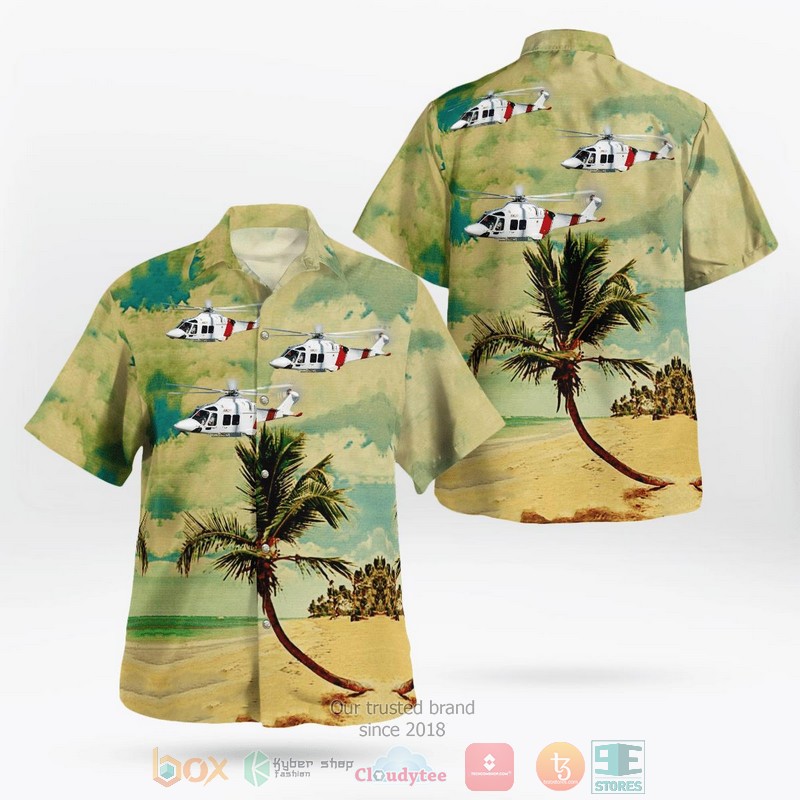 NEW Health Care District of Palm Beach County AW169 EMS Helicopter Hawaii Shirt 12