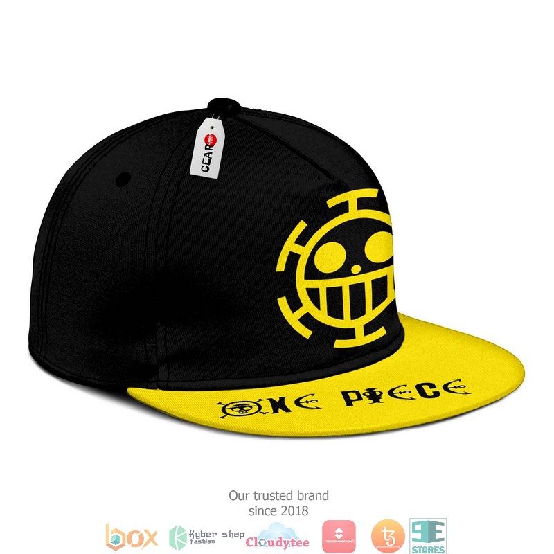 Heart Pirates One Piece Anime Snapback hat 3 Heart Pirates One Piece Anime Snapback hat 1 2