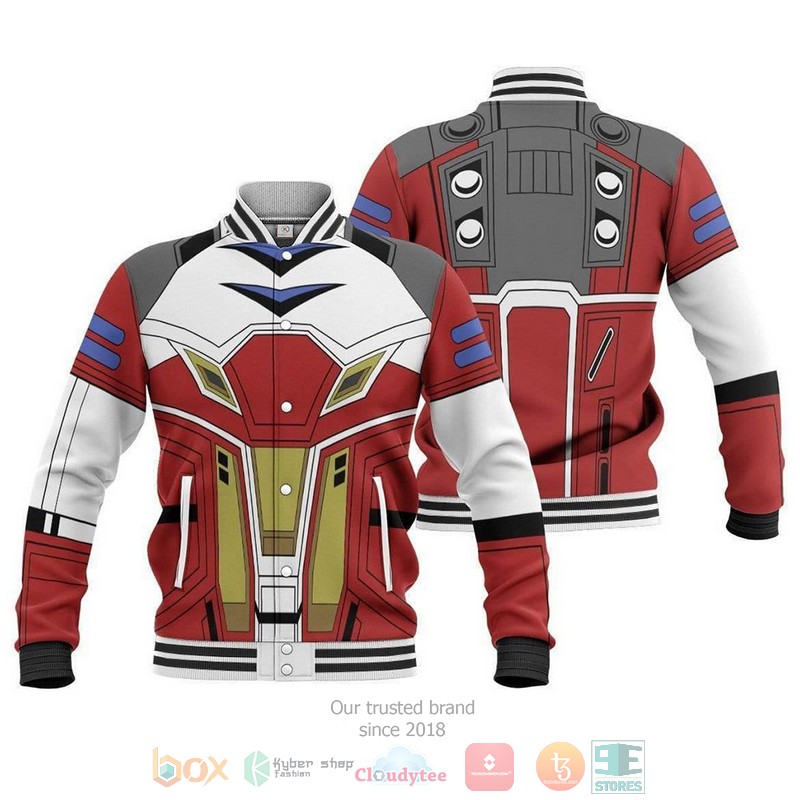 BEST Heavyarms Mobile Suit Gundam Wing 3D Printed Varsity Jacket 3 Heavyarms Mobile Suit Gundam Wing Anime Baseball Jacket