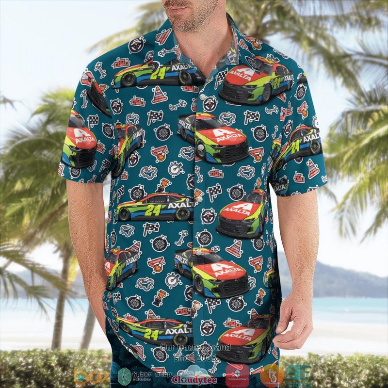 Hendrick Motorsports No. 24 Axalta Chevrolet Hawaiian Shirt 3 Hendrick Motorsports No. 24 Axalta Chevrolet Hawaiian Shirt word1