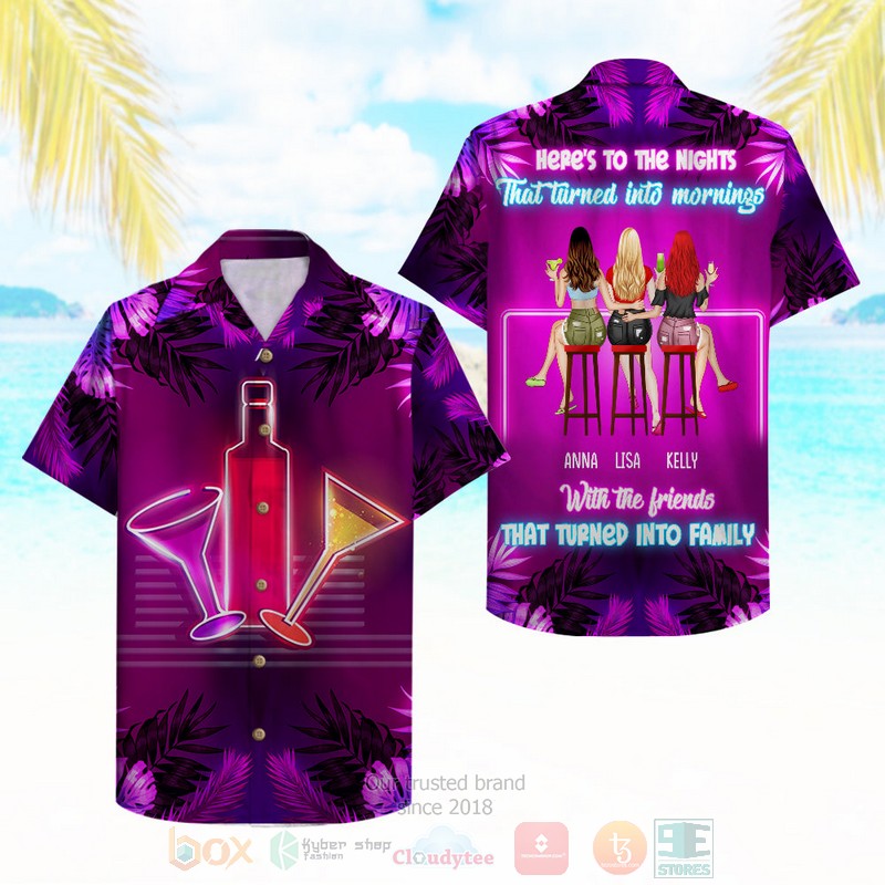 BEST Here's To The Nights Girl Custom Name 3D Aloha Shirt 2 BEST Here's To The Nights Girl Custom Name 3D Aloha Shirt word2