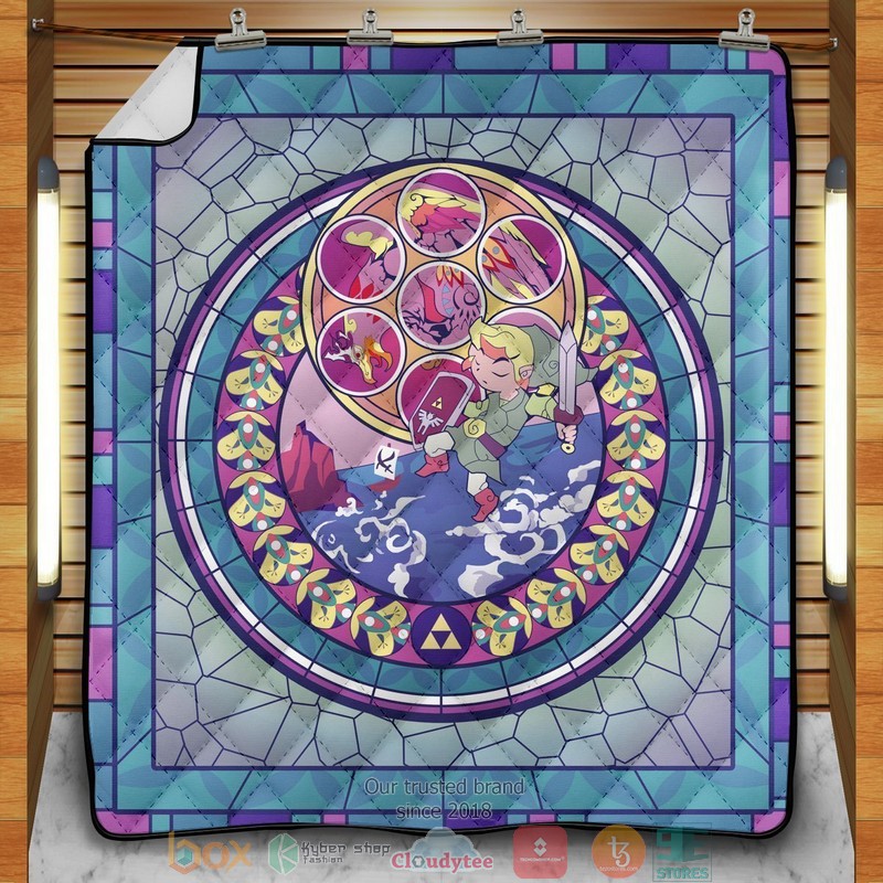 Hero of Hyrule V4 Quilt Blanket