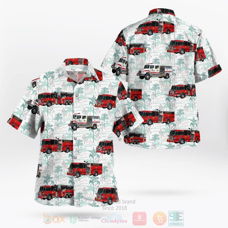 BEST Hershey, Pennsylvania, Hershey Volunteer Fire Department 3D Aloha Shirt word1