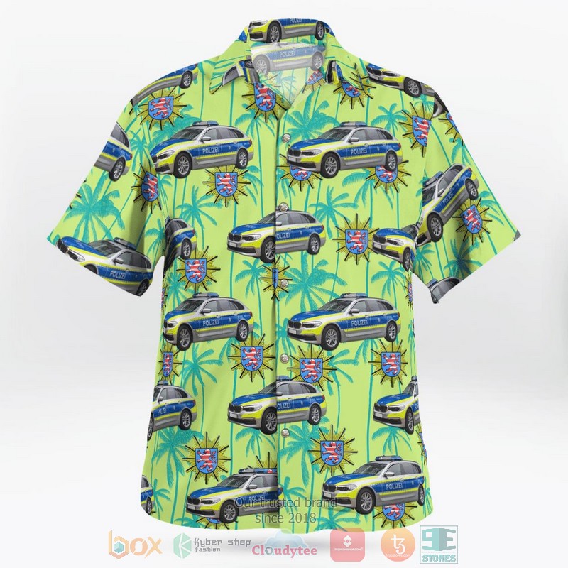 NEW Hessen State Police Hessische Polizei Hawaii Shirt 2