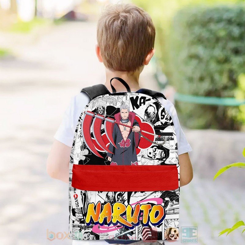 BEST Hidan Naruto Manga Mix Anime 3D Print Backpack 3 Hidan Naruto Anime Manga Backpack 1 2