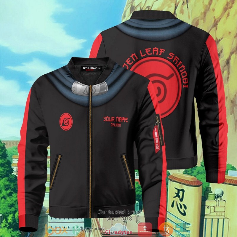 Hidden Leaf Shinobi Bomber Jacket 2 Hidden Leaf Shinobi Bomber Jacket word2