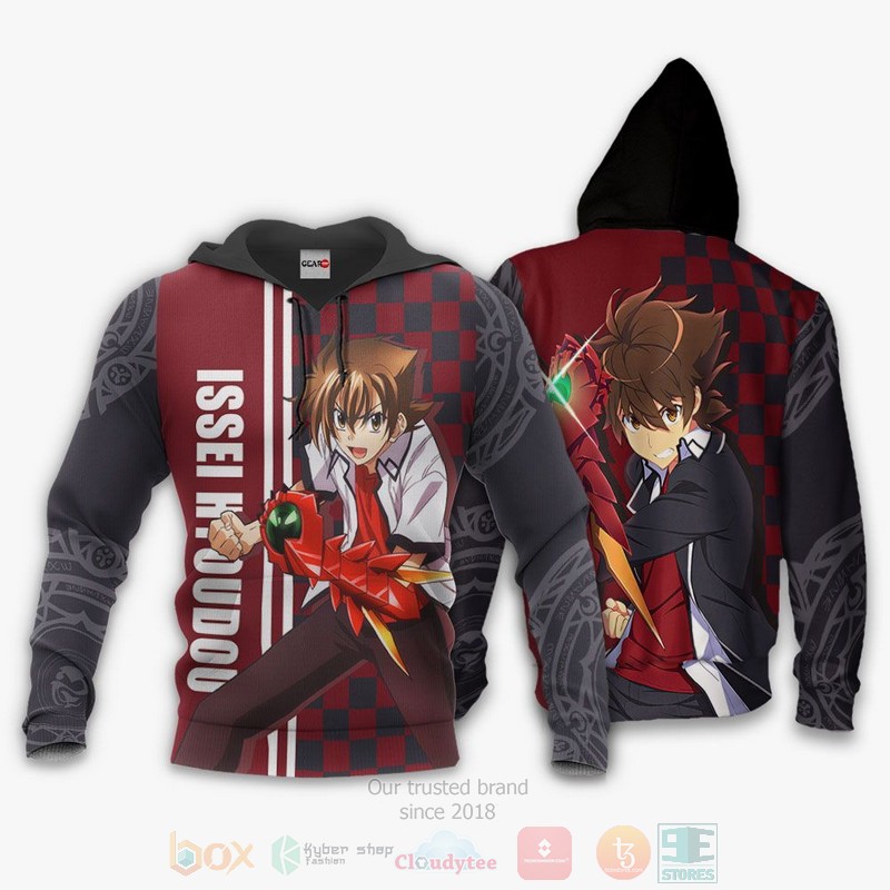 BEST Anime High School DXD Issei Hyoudou All Over Print Hoodie-Bomber Jacket 3 High School DXD Issei Hyoudou Anime 3D Hoodie Bomber Jacket 1 2