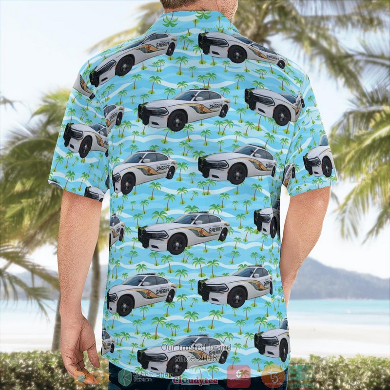Hillsborough County Sheriff's Office HCSO Dodge Charger Hawaiian shirt word3