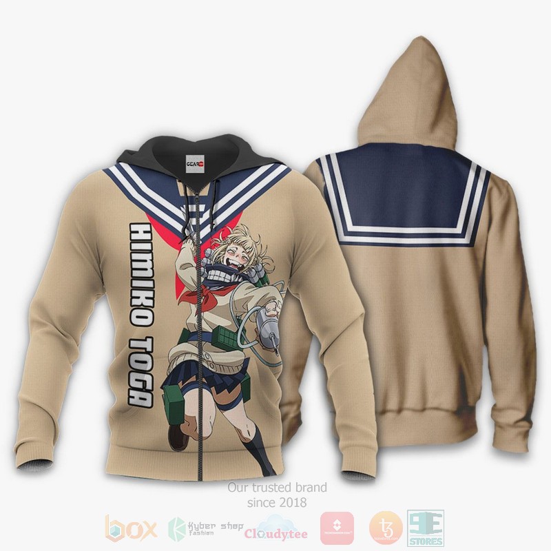 Himiko Toga Custom My Hero Academia Anime Manga 3D Hoodie Bomber Jacket