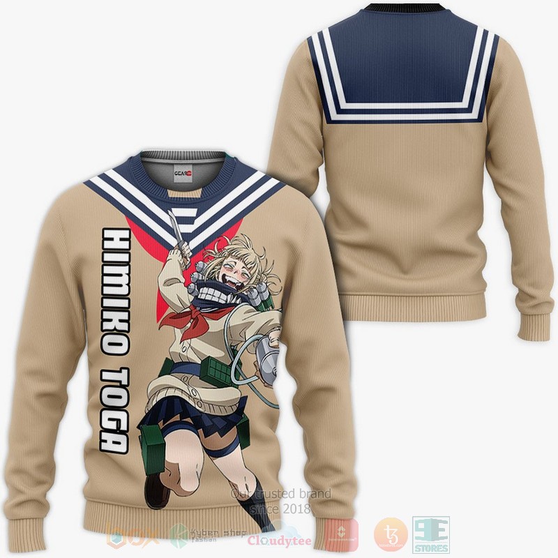 BEST Anime Himiko Toga Custom My Hero Academia Anime-Manga All Over Print Hoodie-Bomber Jacket 2 Himiko Toga Custom My Hero Academia Anime Manga 3D Hoodie Bomber Jacket 1