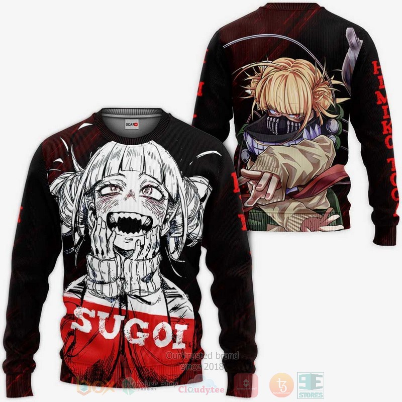 BEST Anime Himiko Toga Sugoi My Hero Academia All Over Print Hoodie-Bomber Jacket 2 Himiko Toga Sugoi My Hero Academia Anime 3D Hoodie Bomber Jacket 1
