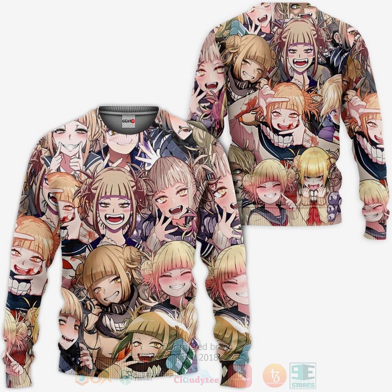 BEST Anime Himiko Toga Yakuza Toga Custom All Over Print Hoodie-Bomber Jacket 2 Himiko Toga Yakuza Toga Custom Anime 3D Hoodie Bomber Jacket 1
