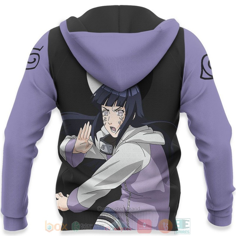 BEST Anime Hinata Hyuga Naruto All Over Print Hoodie-Bomber Jacket 5 Hinata Hyuga Naruto Anime 3D Hoodie Bomber Jacket 1 2 3 4
