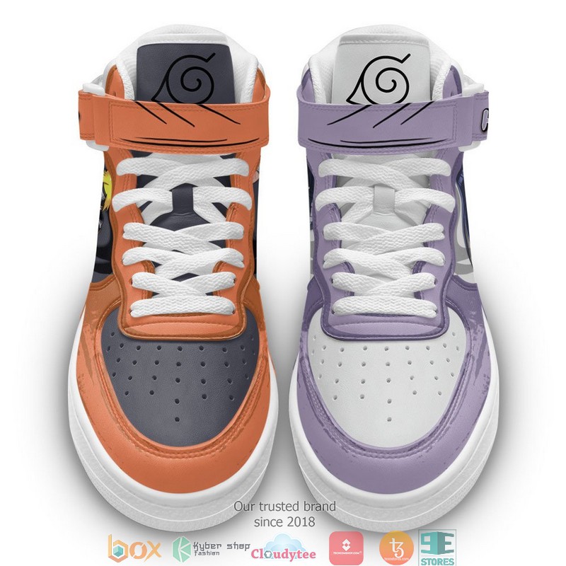 Hinata Hyuga and Nrt Uzumaki Anime High Air Force Shoes 1