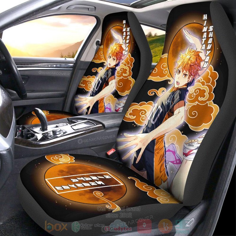 Hinata Shouyou Haikyuu Anime Car Seat Cover 1