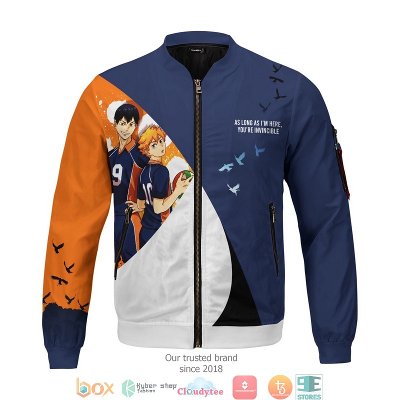 Hinata x Kageyama Bomber Jacket 3 Hinata x Kageyama Bomber Jacket word2