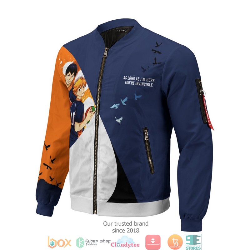 Hinata x Kageyama Bomber Jacket 4 Hinata x Kageyama Bomber Jacket word2
