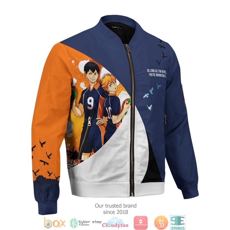 Hinata x Kageyama Bomber Jacket 5 Hinata x Kageyama Bomber Jacket word2