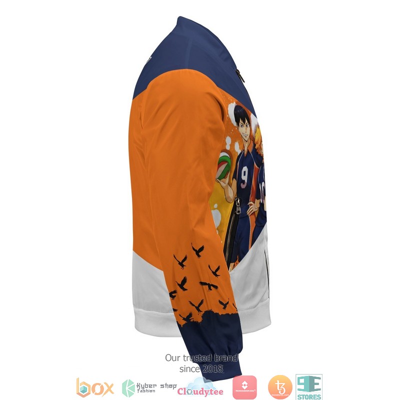 Hinata x Kageyama Bomber Jacket 7 Hinata x Kageyama Bomber Jacket word2