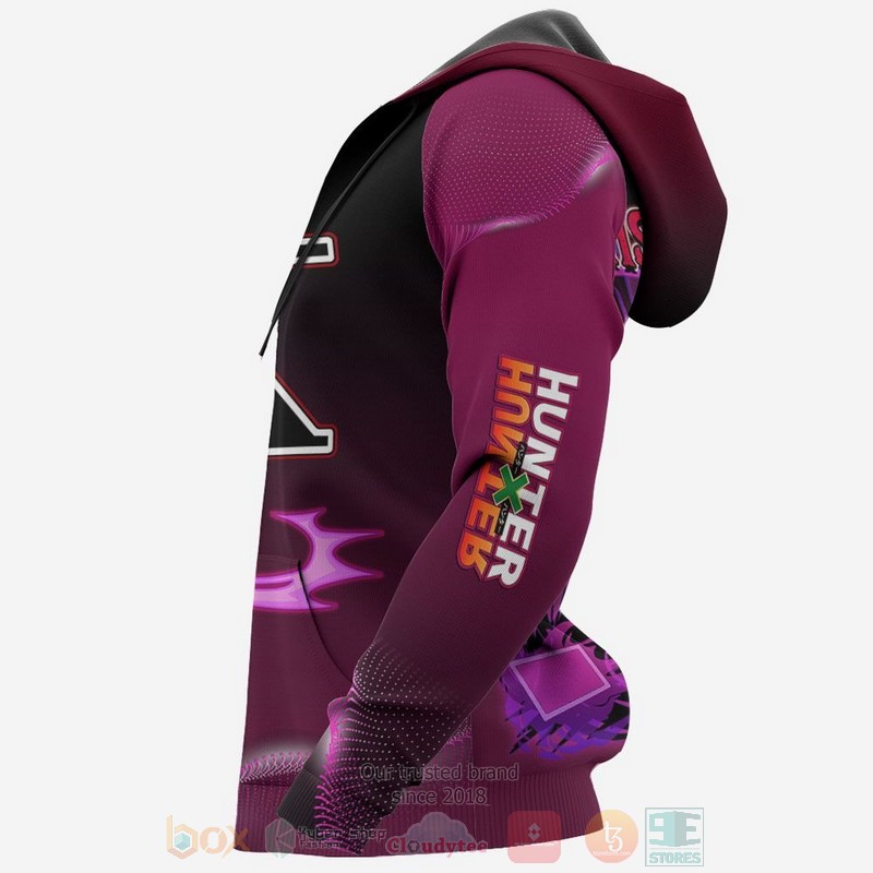 Hisoka Custom Anime Hunter x Hunter 3D Hoodie Bomber Jacket 1 2 3 4 5
