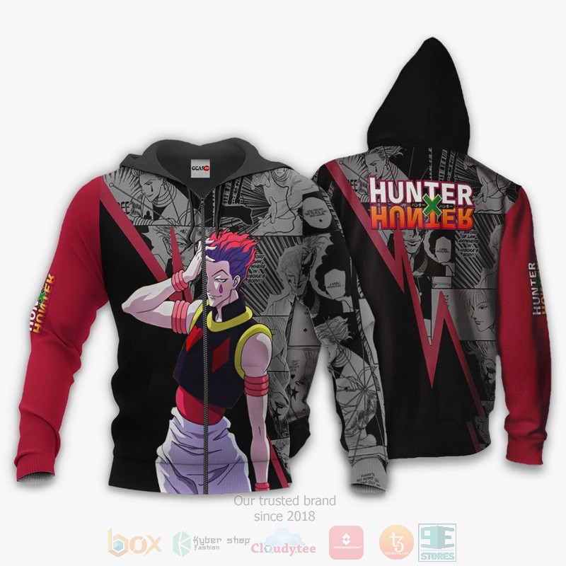 BEST Anime Hisoka Custom Hunter x Hunter Anime-Manga All Over Print Hoodie-Bomber Jacket 13 Hisoka Custom Hunter x Hunter Anime Manga 3D Hoodie Bomber Jacket