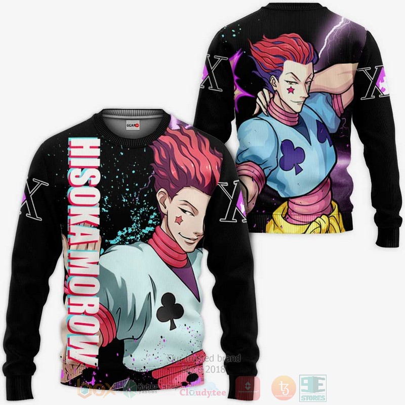 BEST Anime Hisoka Custom Hunter x Hunter All Over Print Hoodie-Bomber Jacket 2 Hisoka Custom Hunter x Hunter Anime 3D Hoodie Bomber Jacket 1