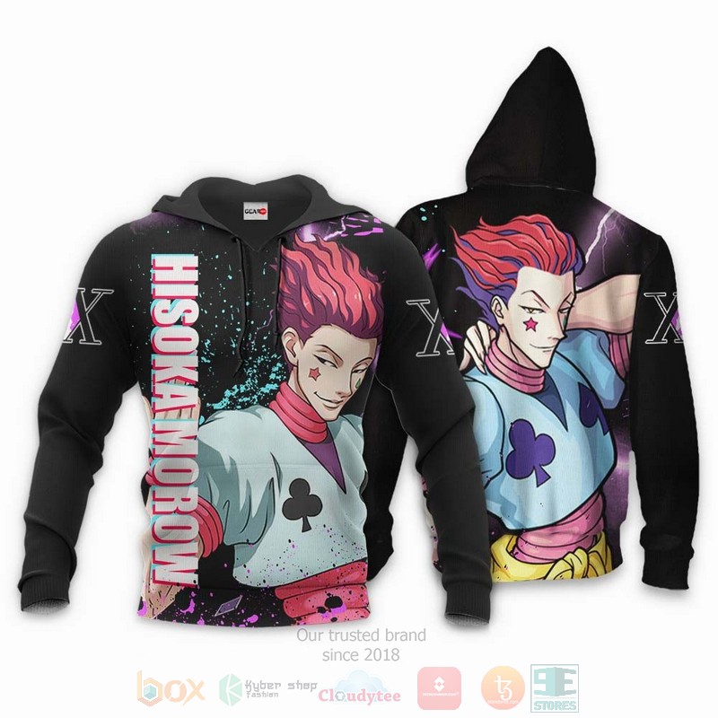 BEST Anime Hisoka Custom Hunter x Hunter All Over Print Hoodie-Bomber Jacket 3 Hisoka Custom Hunter x Hunter Anime 3D Hoodie Bomber Jacket 1 2