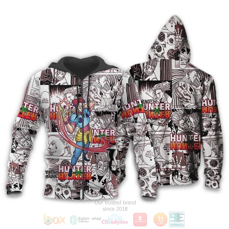 Hisoka Hunter x Hunter Sweater Anime Manga 3D Hoodie Shirt