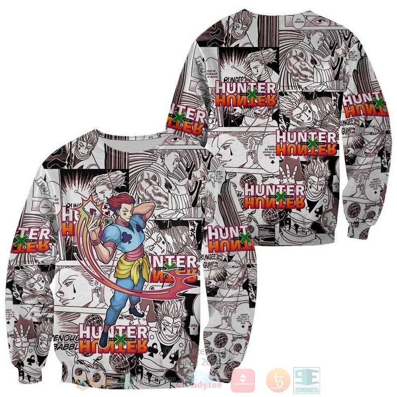 BEST Anime Hisoka Hunter x Hunter Sweater Anime-Manga All Over Print 3D Hoodie, Shirts 2 Hisoka Hunter x Hunter Sweater Anime Manga 3D Hoodie Shirt 1