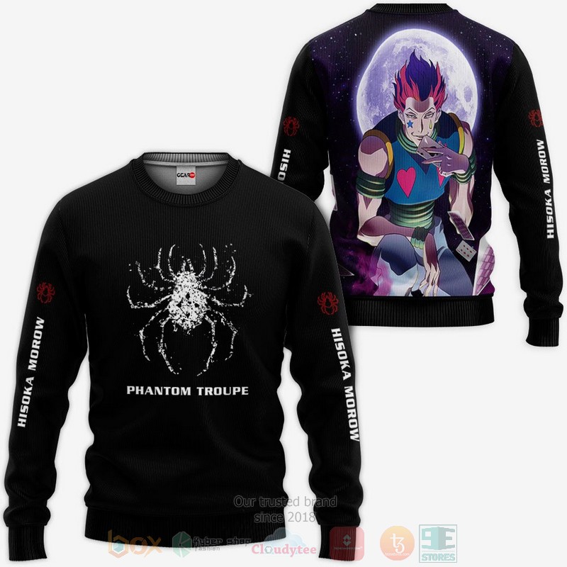 BEST Anime Hisoka Phantom Troupe Custom Hunter x Hunter All Over Print Hoodie-Bomber Jacket 2 Hisoka Phantom Troupe Custom Hunter x Hunter Anime 3D Hoodie Bomber Jacket 1