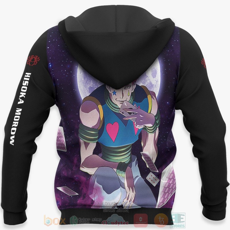 BEST Anime Hisoka Phantom Troupe Custom Hunter x Hunter All Over Print Hoodie-Bomber Jacket 5 Hisoka Phantom Troupe Custom Hunter x Hunter Anime 3D Hoodie Bomber Jacket 1 2 3 4