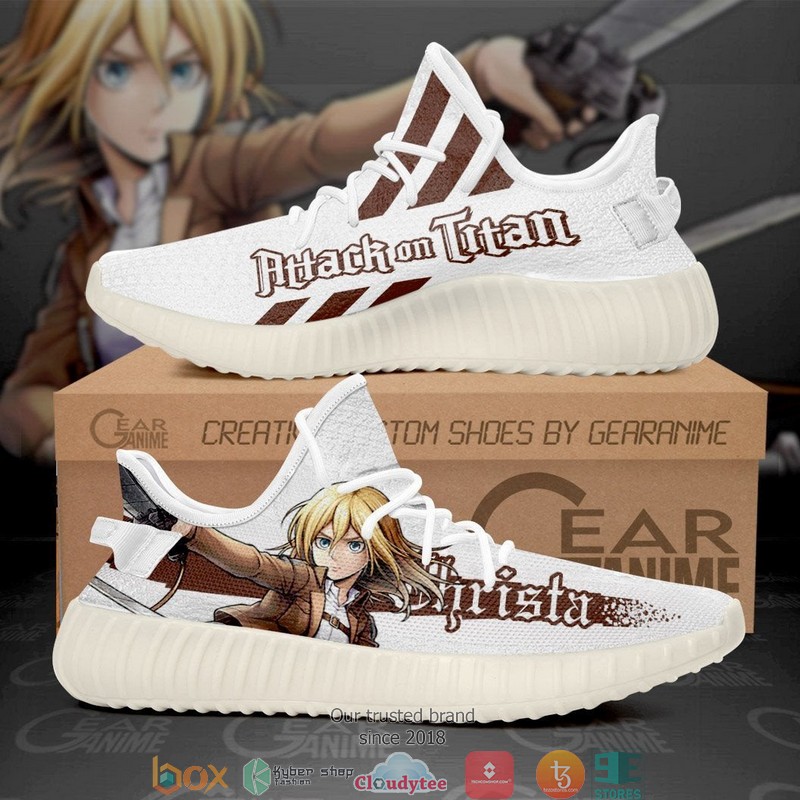 Historia Reiss Attack On Titan Anime Yeezy Sneaker Shoes