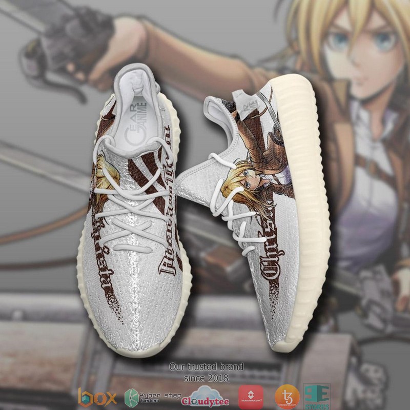 Historia Reiss Attack On Titan Anime Yeezy Sneaker Shoes 1