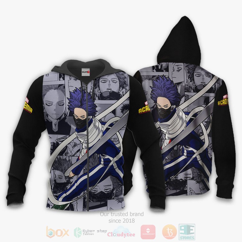 BEST Anime Hitoshi Shinsou Custom My Hero Academia All Over Print Hoodie-Bomber Jacket 12 Hitoshi Shinsou Custom My Hero Academia Anime 3D Hoodie Bomber Jacket