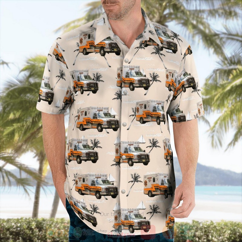 BEST Hoboken Volunteer Ambulance Corps, Hoboken, NJ 3D Aloha Shirt word3
