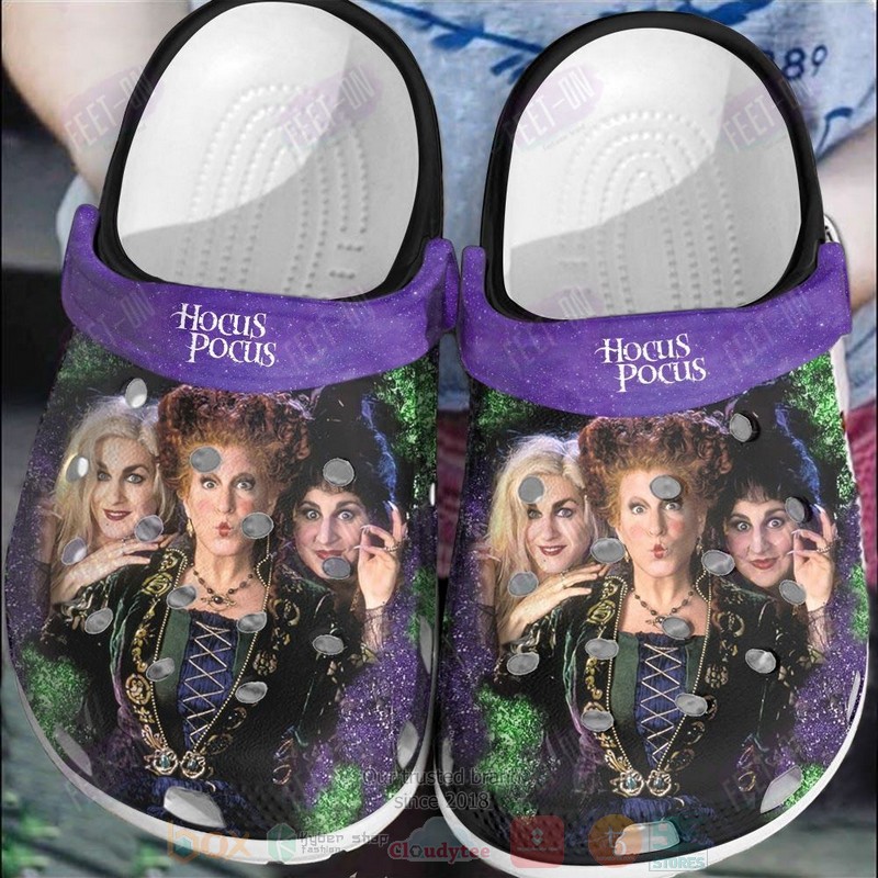 BEST Hocus Pocus Purple Crocs Crocband Shoes 2 Hocus Pocus Purple Crocband Crocs Clog Shoes