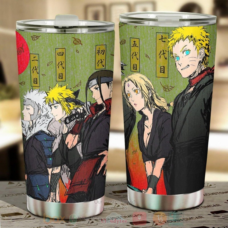 Hokage Village Stainless Steel Naruto Anime Tumbler