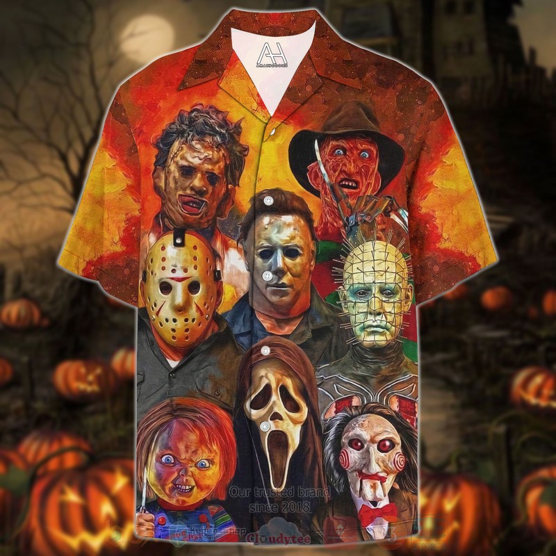 Horror Mask Hawaiian Shirt