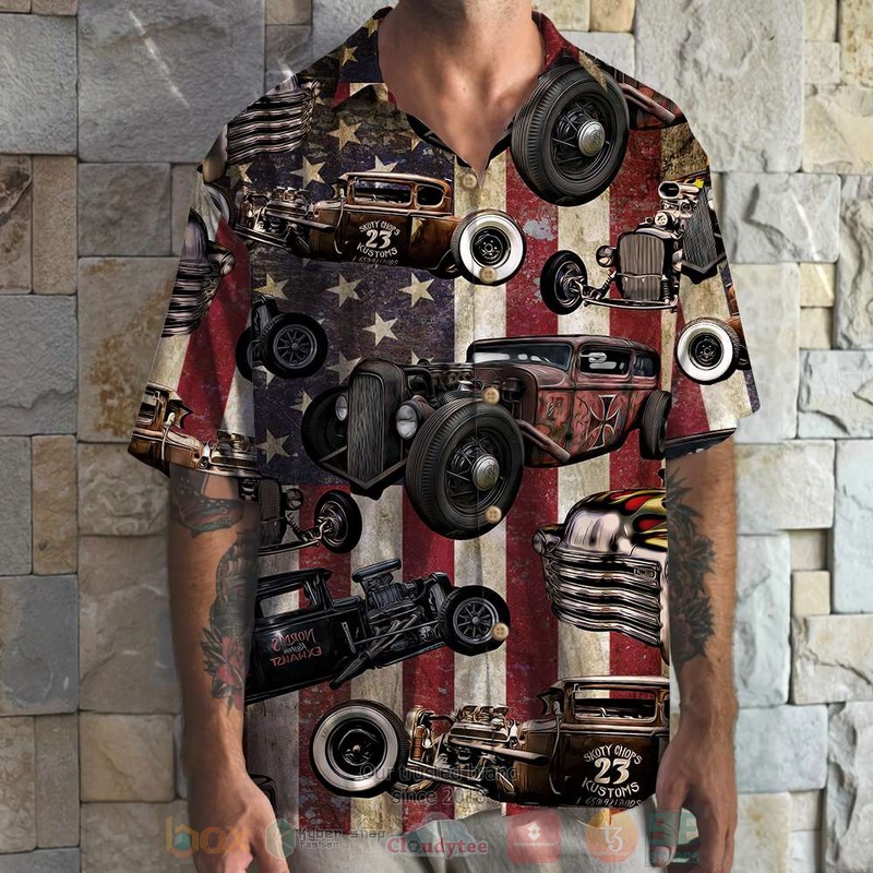 BEST Hot Rod In Rust We Trust Custom 3D Aloha Shirt Custom 3D Aloha Shirt word2