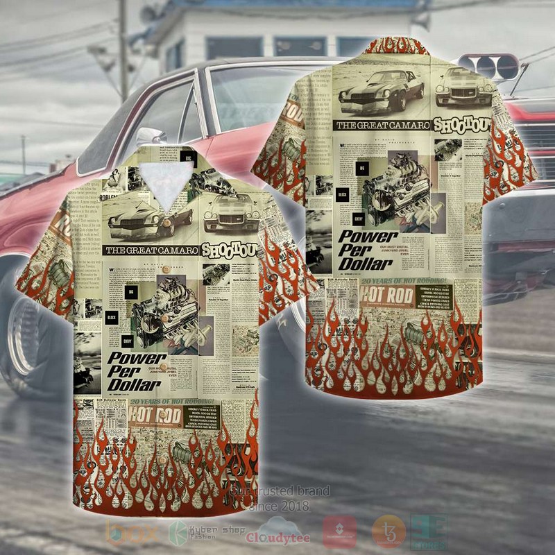 BEST Hot Rod Newspaper 3D Aloha Shirt 2 BEST Hot Rod Newspaper 3D Aloha Shirt word1