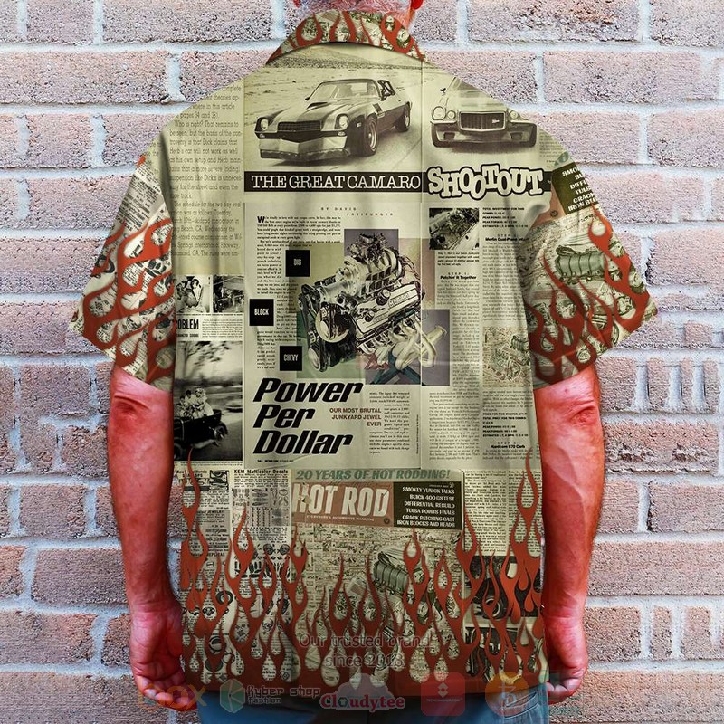 BEST Hot Rod Newspaper 3D Aloha Shirt 3 BEST Hot Rod Newspaper 3D Aloha Shirt word1