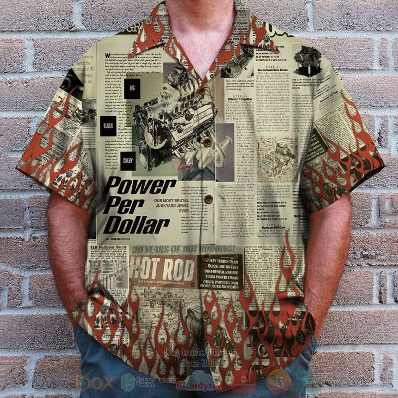 BEST Hot Rod Newspaper 3D Aloha Shirt 4 BEST Hot Rod Newspaper 3D Aloha Shirt word1