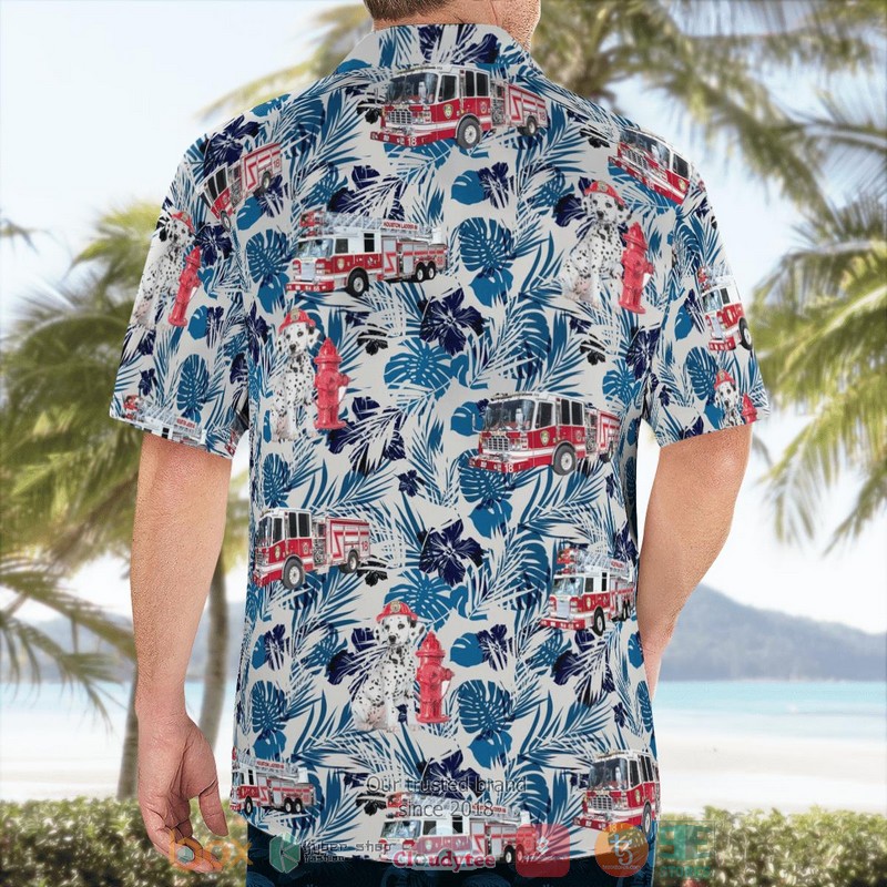 Houston Fire Department HFD & Dalmatian Fire Dog Hawaiian Shirt 2 Houston Fire Department HFD & Dalmatian Fire Dog Hawaiian Shirt word2
