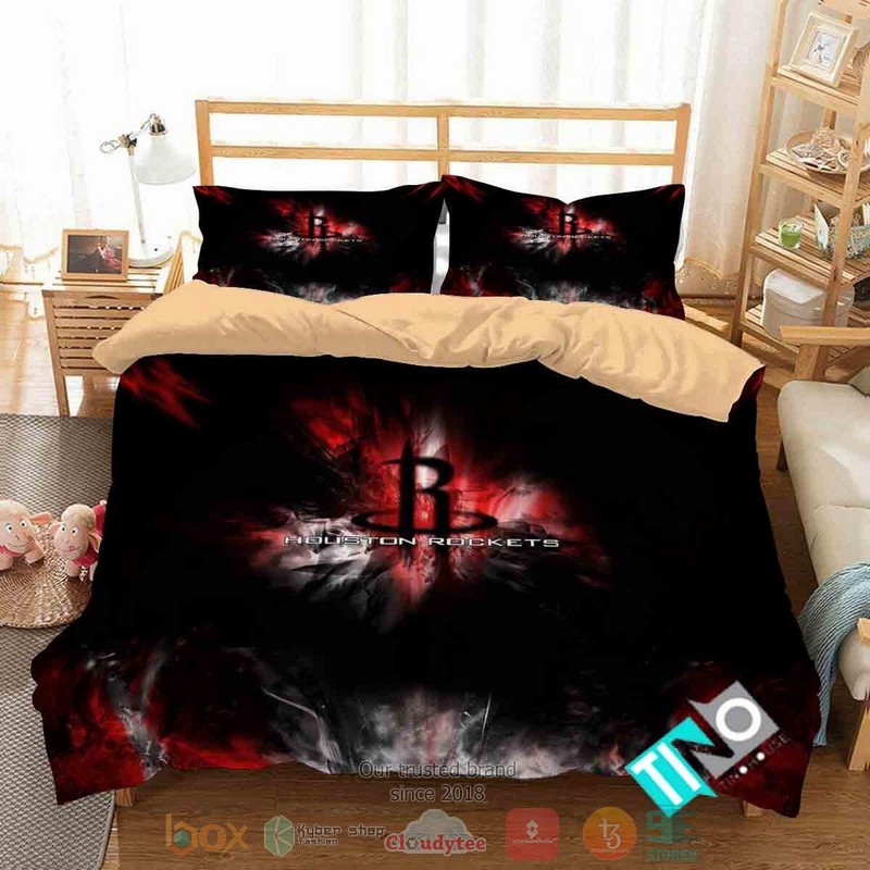 Houston Rockets NBA Logo Bedding Set